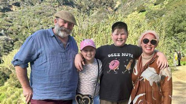 Dick and Angel Strawbridge with their two children, Arthur and Dorothy