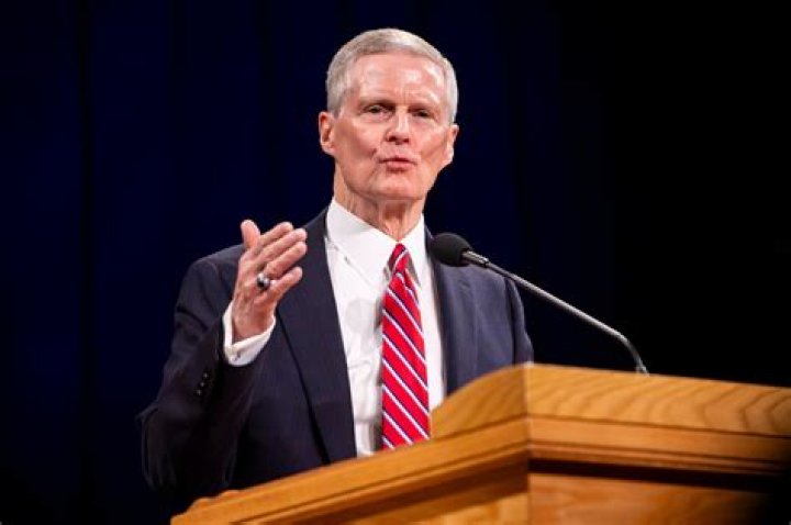 Elder David A. Bednar speaks during a devotional at the Ephraim Institute at Snow College.