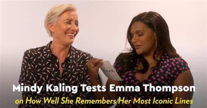 Emma Thompson and Mindy Kaling at The Colosseum at Caesars Palace on April 3, 2019 in Las Vegas, Nevada. | Photo: Getty Images