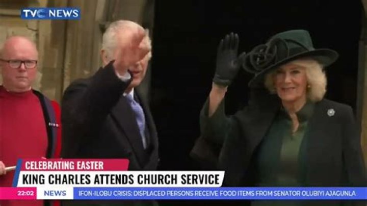 King Charles attends church at Sandringham