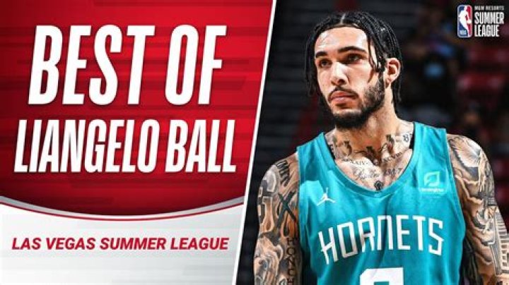 LiAngelo Ball during Summer League action for the Hornets.